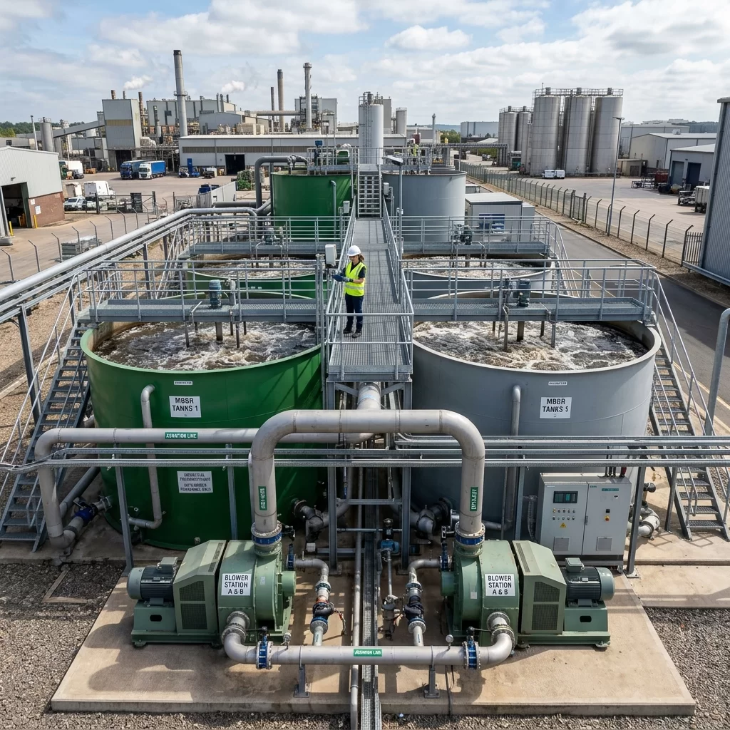 MBBR Based Sewage Treatment Plant Manufacturer in India - Industrial Manufacturer & Turnkey Plant Setup